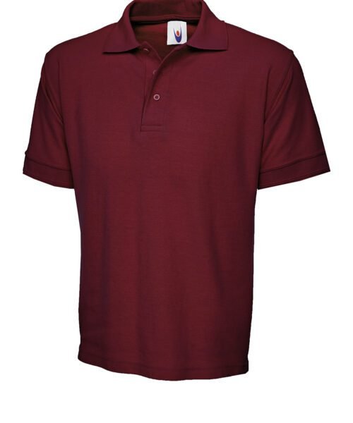 Heavyweight Poloshirt - Maroon, XS