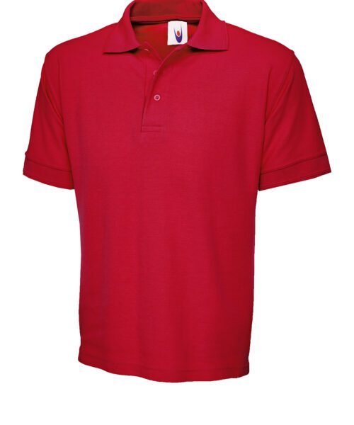 Heavyweight Poloshirt - Red, XS