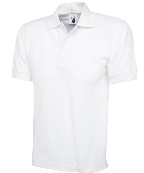 Heavyweight Poloshirt - White, XS