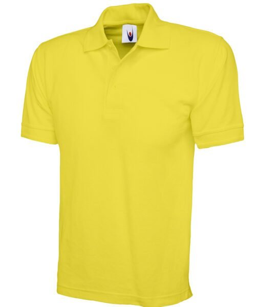 Heavyweight Poloshirt - Yellow, XS