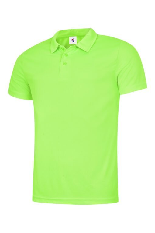 Mens Ultra Cool Poloshirt - Electric Green, XS