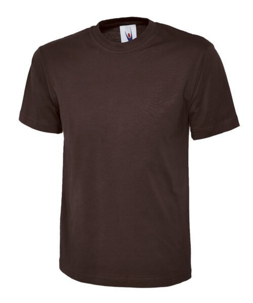 Classic T-shirt - Brown, XS
