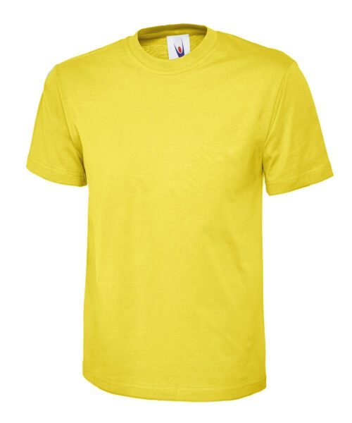 Classic T-shirt - Yellow, XS