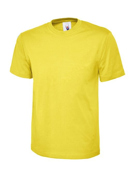 Classic T-shirt - Yellow, XS