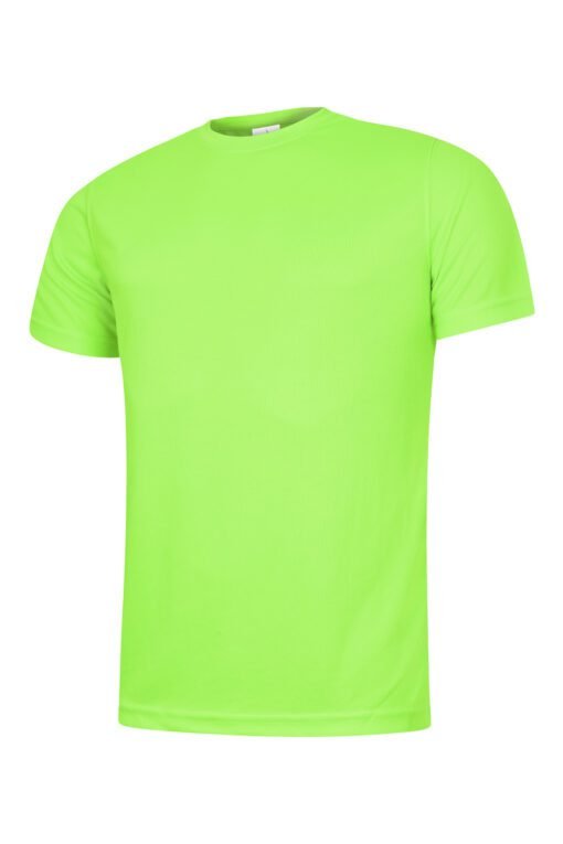 Mens Ultra Cool T Shirt - Electric Green, XS