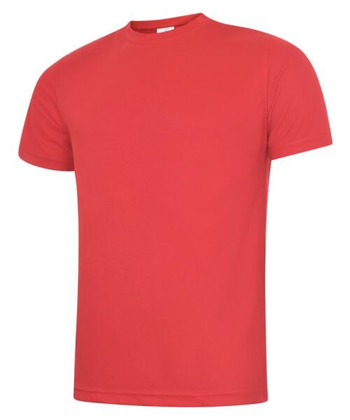 Mens Ultra Cool T Shirt - Red, XS