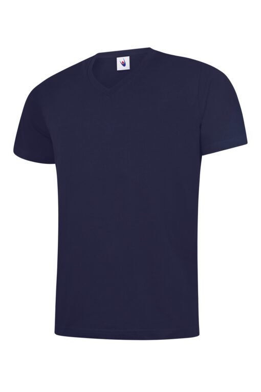 Classic V Neck T-shirt - Navy, XS