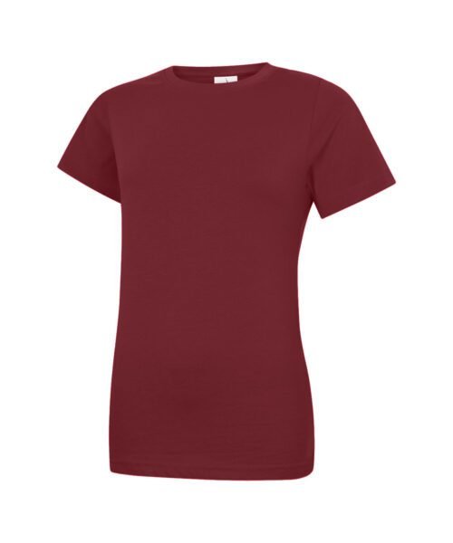 Ladies Classic T-Shirt - Maroon, XS