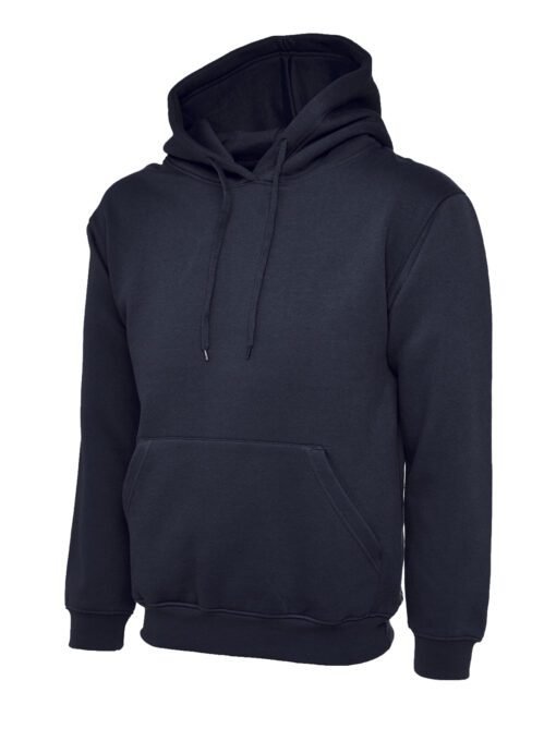 Classic Hooded Sweatshirt  - Navy, XS