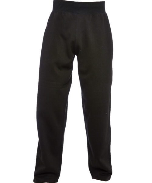 Childrens Jog Bottoms - Black, 5/6 YRS