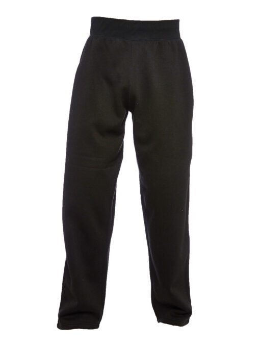 Childrens Jog Bottoms - Black, 5/6 YRS