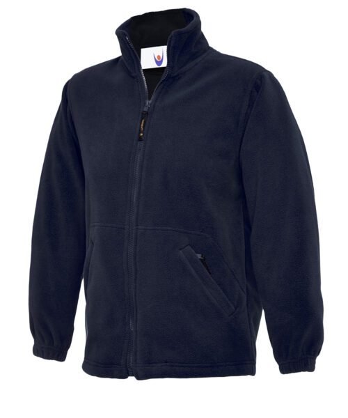 Childrens Classic Full Zip Fleece Jacket - Navy, 2 YRS