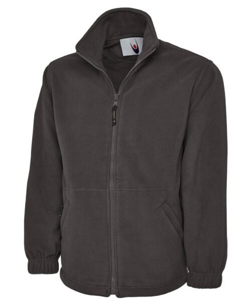Classic Full Zip Fleece Jacket - Charcoal, XS