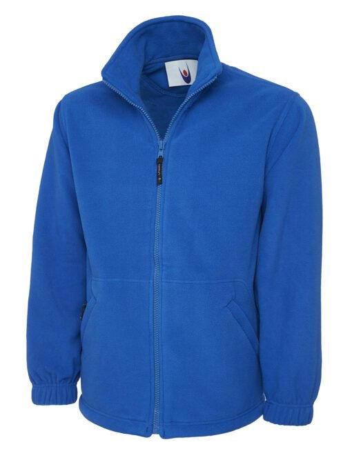 Classic Full Zip Fleece Jacket - Royal, XS