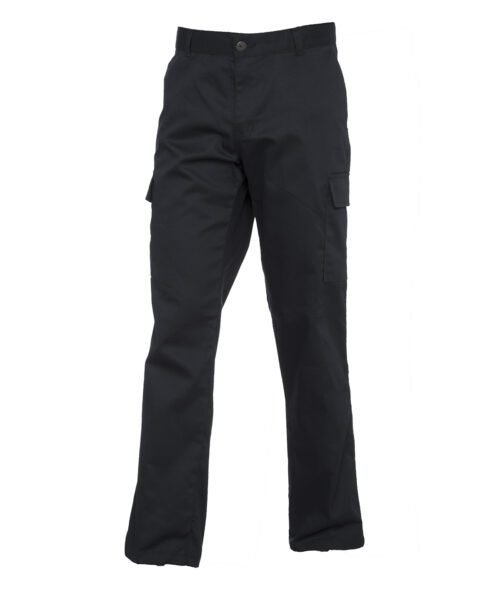 Ladies Cargo Trousers - Black, 8