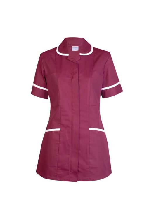 Ladies Heavyweight Tunic - Maroon, XS