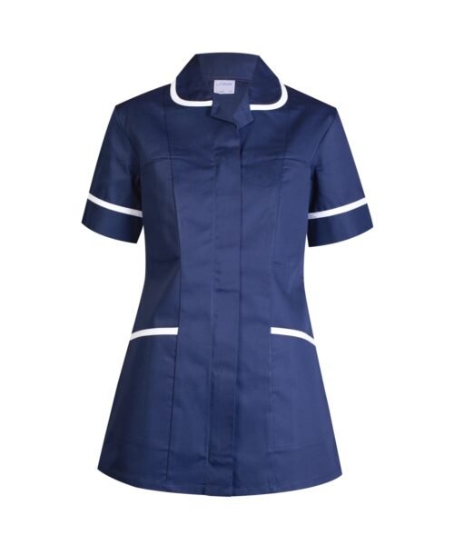 Ladies Heavyweight Tunic - Navy, XS