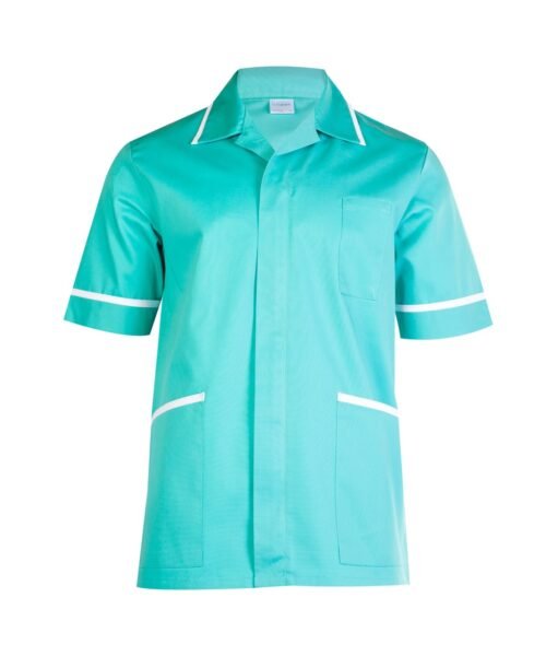 Mens Heavyweight Tunic - Aqua, XS