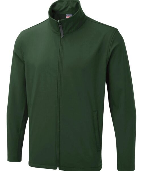 The UX Printable Soft Shell Jacket - Bottle Green, XS