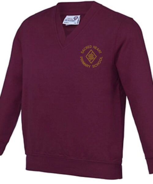 Sacred Heart Primary -  V neck Sweater & logo