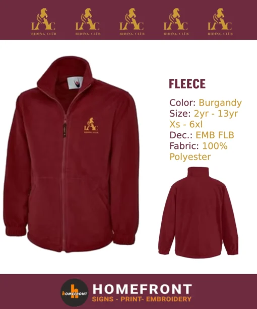 LAC RIDING CLUB FLEECE
