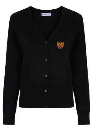 GRANGEMOUTH HS GIRLS FIT KNITTED CARDIGAN