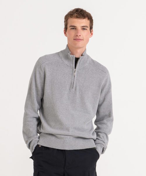 Wakhan ? regen zip knit sweater
