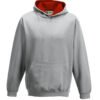 Heather Grey/Fire Red