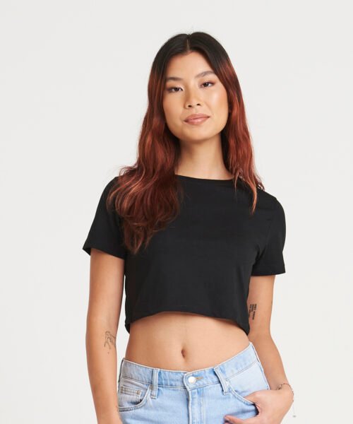 Alternative view of Women's triblend cropped T
