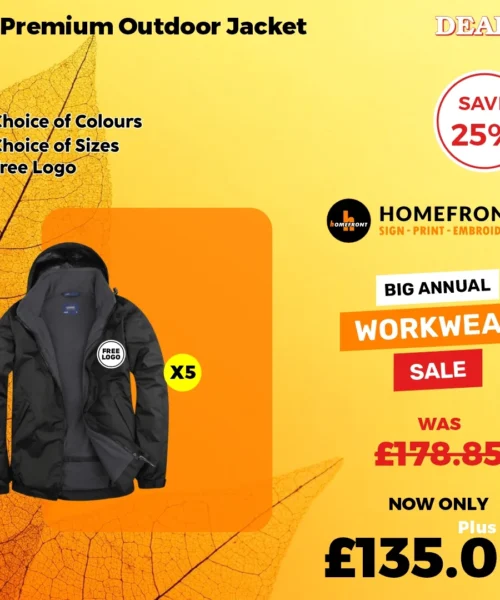Deal 8: Premium Outdoor Jackets – 5 Pack Workwear Bundle